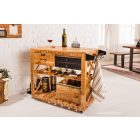 Design bárszekrény Winebar 92 cm mangó