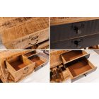 Design bárszekrény Winebar 92 cm mangó