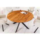 Kerek étkezőasztal Fabrico 130 cm akácfa