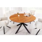 Kerek étkezőasztal Fabrico 130 cm akácfa