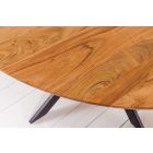 Kerek étkezőasztal Fabrico 130 cm akácfa