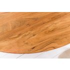 Kerek étkezőasztal Fabrico 130 cm akácfa