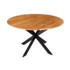 Kerek étkezőasztal Fabrico 130 cm akácfa