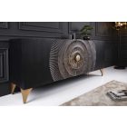 Design komód Venetia 177 cm fekete-arany