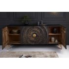 Design komód Venetia 177 cm fekete-arany