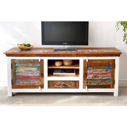 Design TV asztal Jacktar 150 cm fehér mangó
