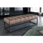 Stílusos ülőpad Halle 108 cm taupe bársony