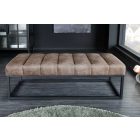 Stílusos ülőpad Halle 108 cm taupe bársony