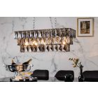 Design csillár Gadiel 88 cm szürke