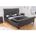 Design ágy Viviano 160 x 200 cm sötétszürke