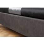 Design ágy Viviano 160 x 200 cm sötétszürke