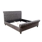 Design ágy Viviano 160 x 200 cm sötétszürke