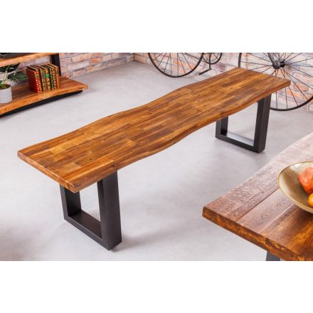 Design ülőpad Evolution 160 cm barna akác
