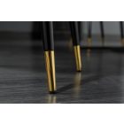 Design szék Laney petrol bársony