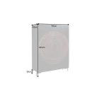 Design bárszekrény Fernanda 141 cm fekete mangó