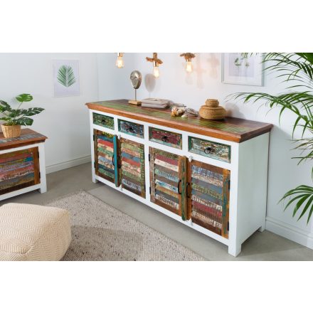 Design komód Jacktar 160 cm fehér mangó