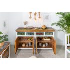 Design komód Jacktar 160 cm fehér mangó