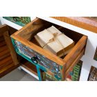 Design komód Jacktar 160 cm fehér mangó