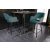 Design bárszék Laney petrol bársony