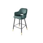 Design bárszék Laney petrol bársony