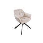 Design forgószék Vallerina pezsgő