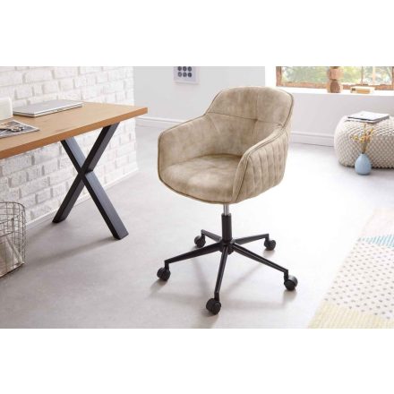 Design irodai szék Natasha pezsgő bársony