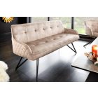 Design ülőpad Natasha 156 cm pezsgő bársony