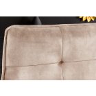 Design ülőpad Natasha 156 cm pezsgő bársony