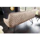 Design ülőpad Natasha 156 cm pezsgő bársony