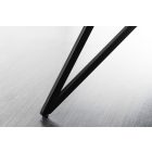 Design ülőpad Natasha 156 cm szürke bársony 