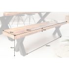 Design ülőpad Thunder X 160 cm mangó