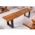 Design ülőpad Evolution 180 cm barna akác