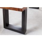 Design ülőpad Evolution 180 cm barna akác