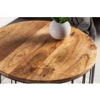 Design dohányzóasztal Unity Loft 50 cm mangó