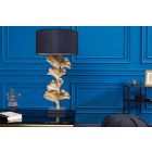 Design asztali lámpa Rashid 78 cm fekete-arany