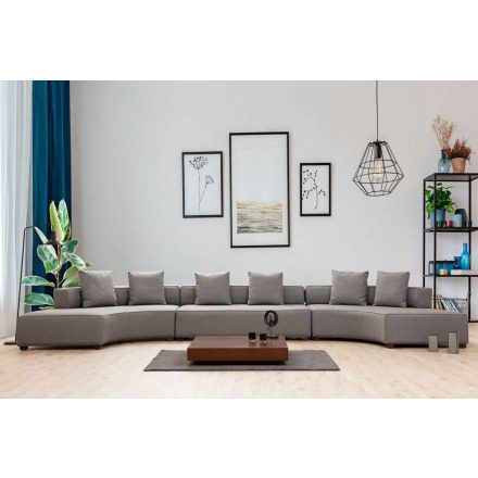 Design sarokkanapé Galatea 525 cm szürke