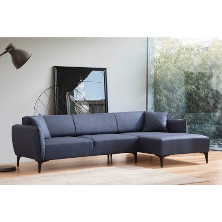 Design sarokkanapé Beasley 270 cm kék - jobb