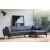 Design sarokkanapé Beasley 270 cm kék - jobb
