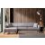 Design sarokkanapé Beasley 270 cm szürke - bal