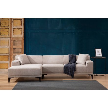 Design sarokkanapé Dellyn 250 cm fehér - bal