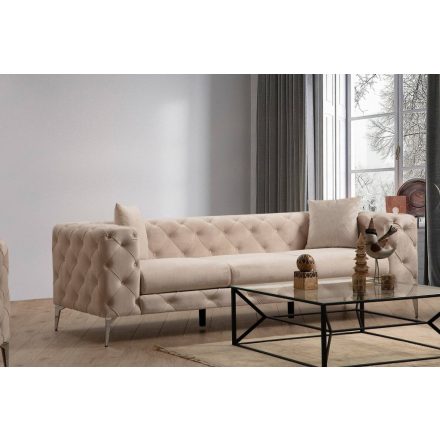 Design 3 személyes kanapé Rococo 237 cm ecru