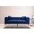 Design kanapé Rococo 197 cm sötétkék