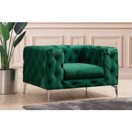 Design fotel Rococo zöld
