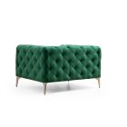 Design fotel Rococo zöld