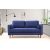 Design kanapé Jarmaine 175 cm sötétkék