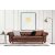 Design 3 személyes Chesterfield kanapé 245 cm barna