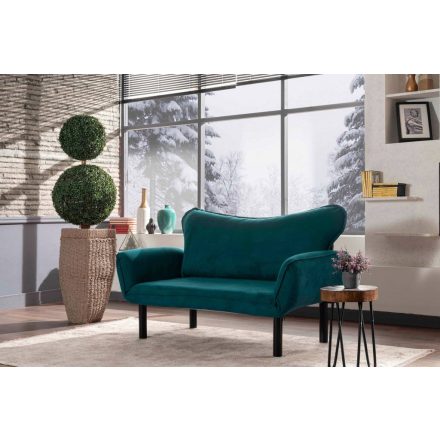 Design összecsukható kanapé Wenda 140 cm petróleum