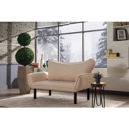 Design összecsukható kanapé Wenda 140 cm krém