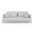 Design 3 személyes kanapé Zenovia 225 cm szürke