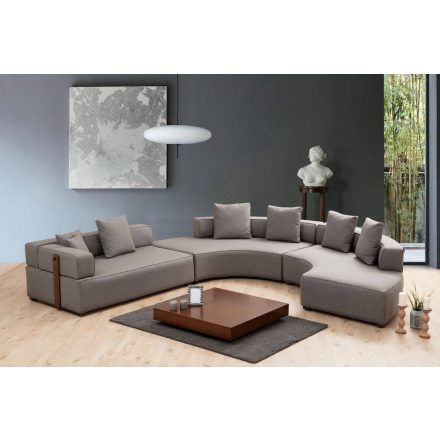 Design sarokkanapé Galatea 360 cm szürke - jobb